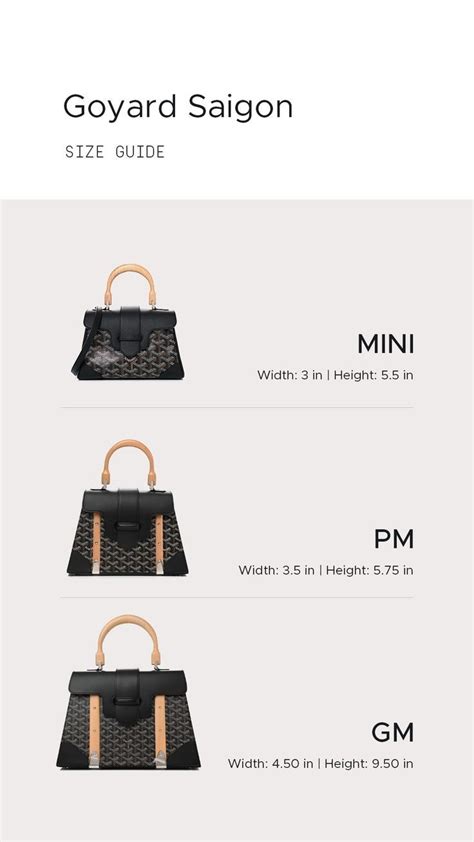 saigon pm goyard|saigon Goyard bag sizes.